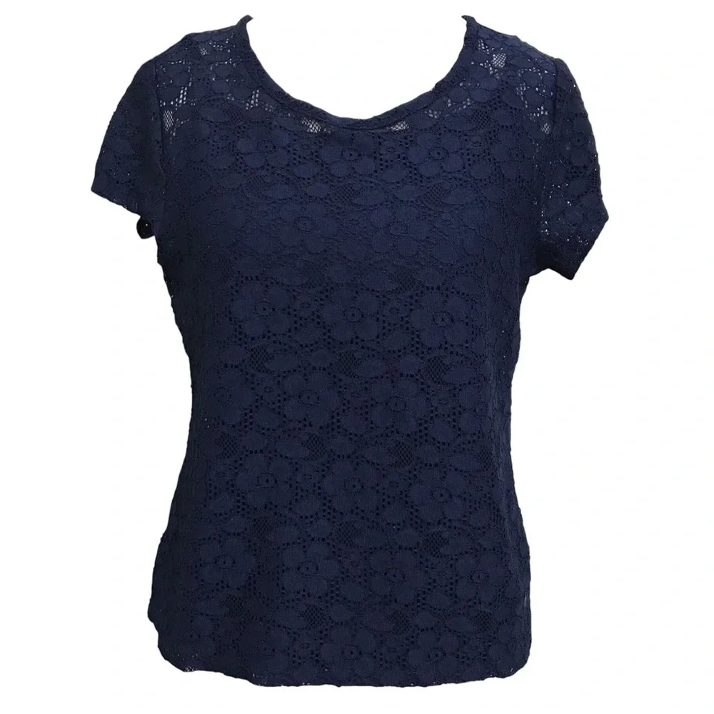 Justice 4 Piece Bundle Lace Blouse Blue Boho Blouse and Jean Skirt Size 14 14/16